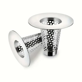 Brushed Stainless Steel Bathroom Sink Strainer
